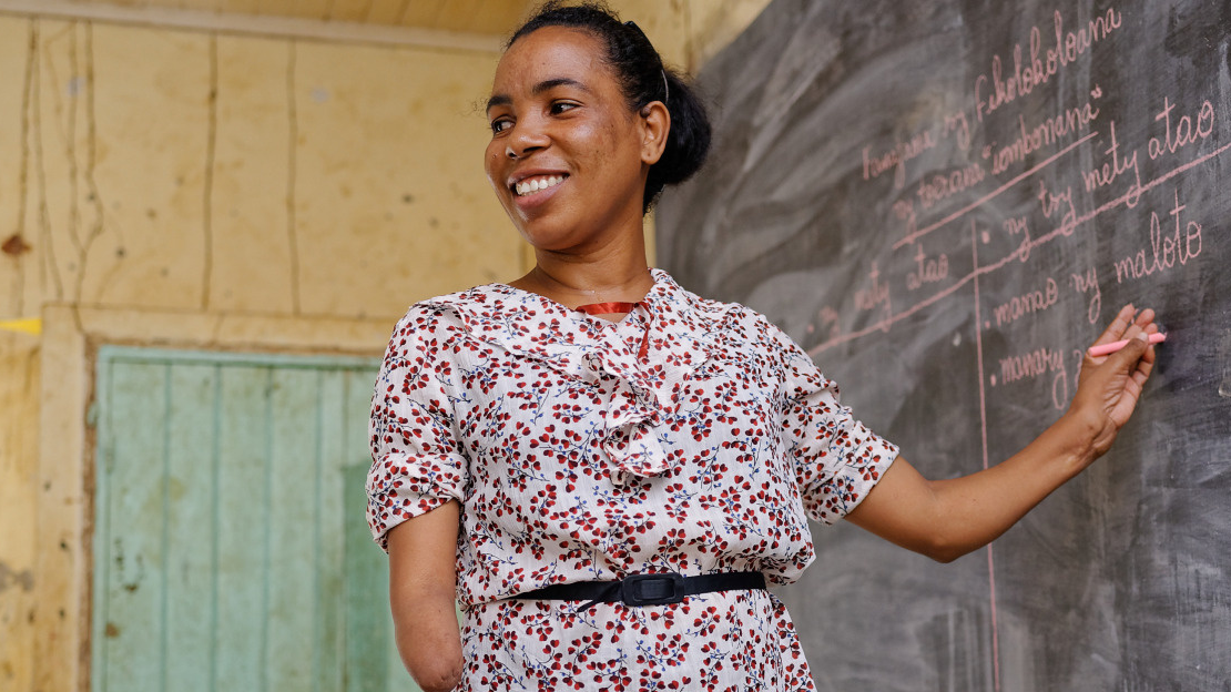 Colette, working for the inclusion of people with disabilities in Madagascar